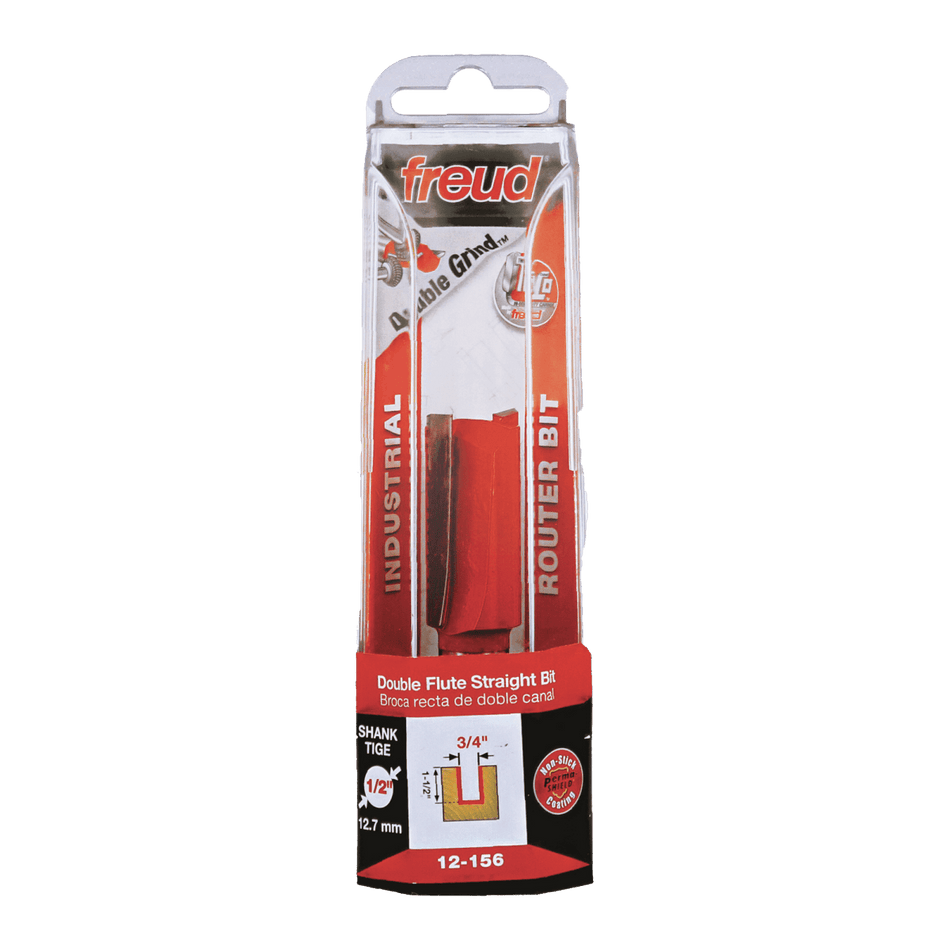 3/4" (Dia.) Double Flute Straight Bit (Eclipse Grind) - AAA Industrial Supply
