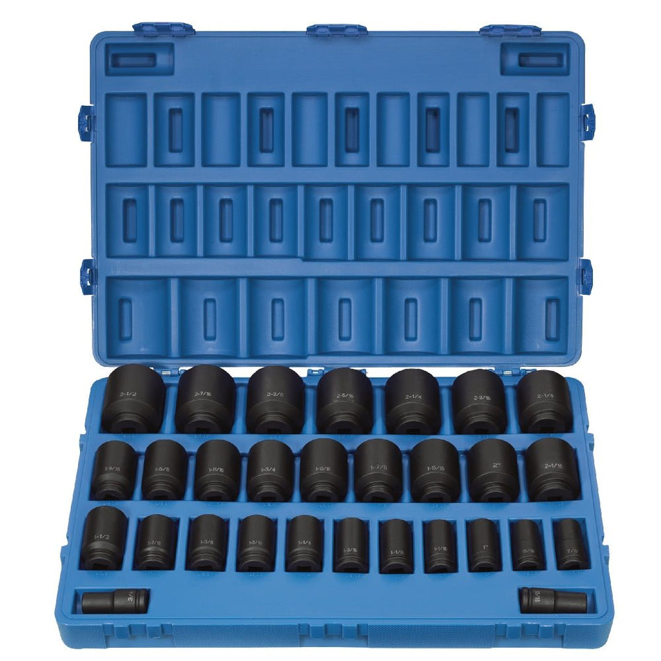 3/4" Dr. 29 Piece Deep Fract. Master Set 3/4 - 2 - 1/2" - AAA Industrial Supply