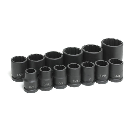 3/4" Drive 13 Piece Standard Set - 12 Point - AAA Industrial Supply