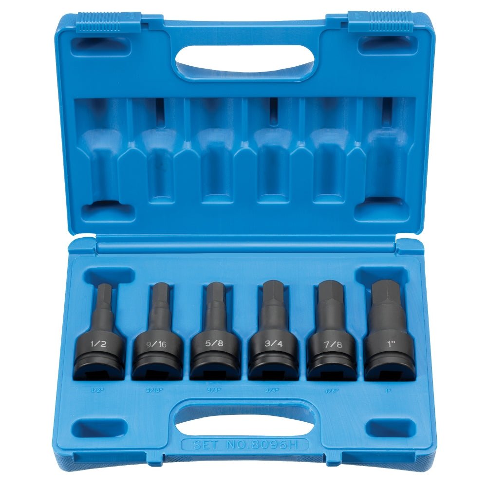 3/4" Drive 6 Piece Hex Driver Set - AAA Industrial Supply
