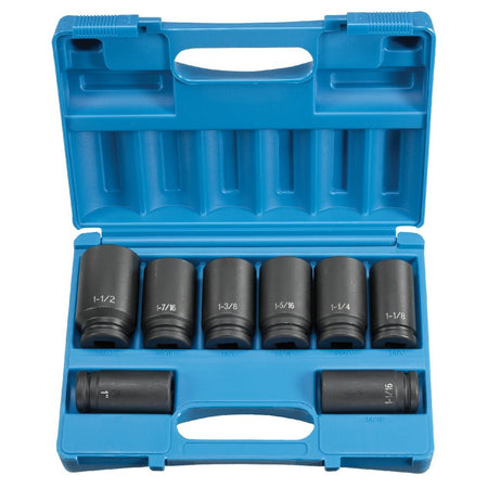 3/4" Drive 8 Piece Deep Set - AAA Industrial Supply
