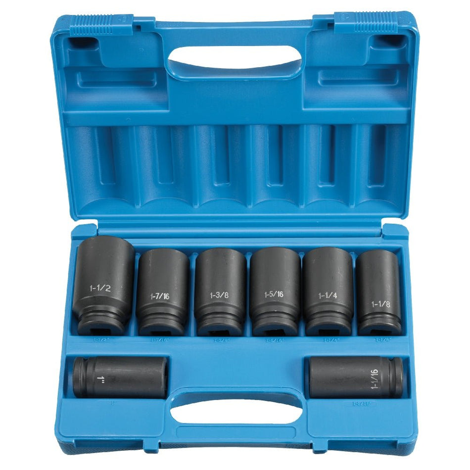 3/4" Drive 8 Piece Deep Set - AAA Industrial Supply
