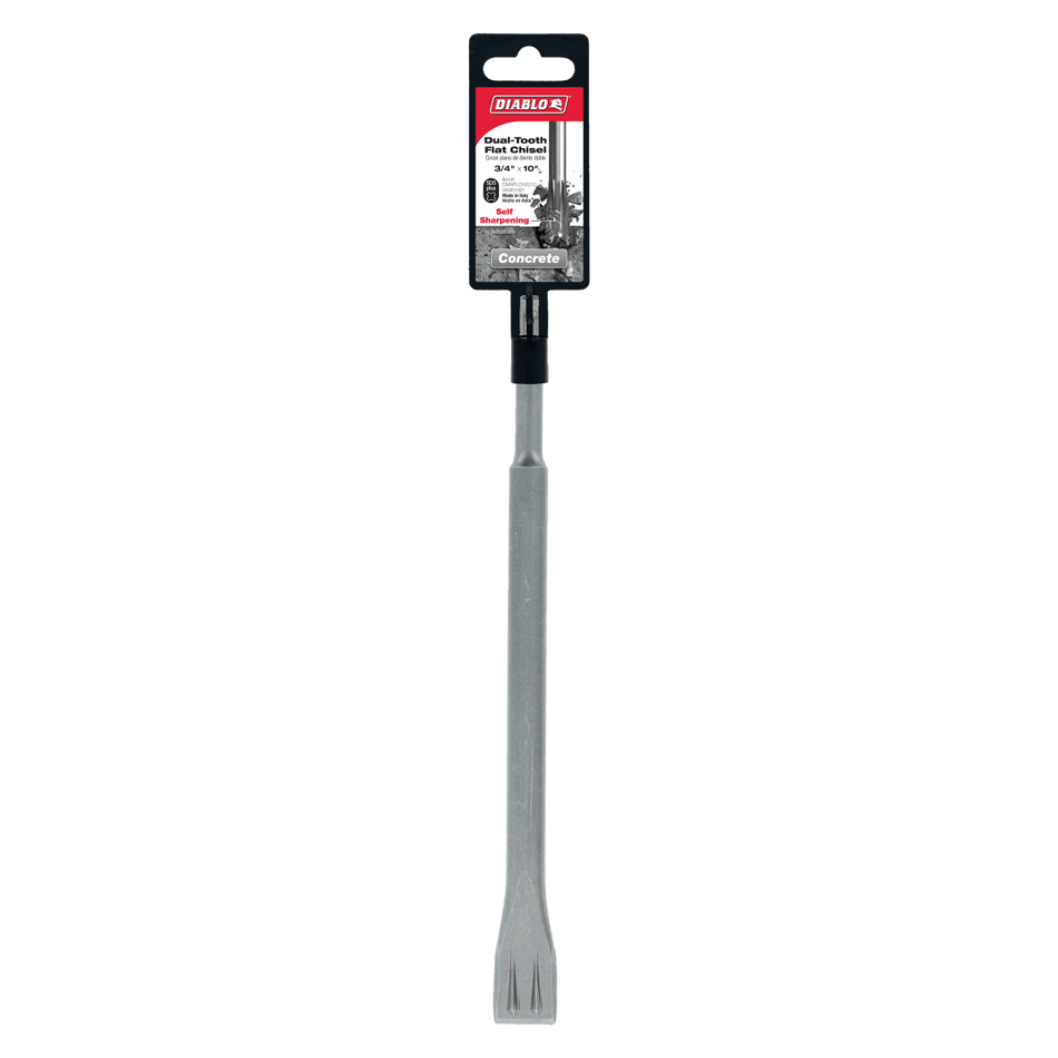 3/4" x 10" SDS - Plus Dual - Tooth Flat Chisel - AAA Industrial Supply