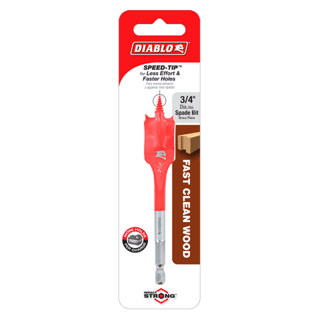 3/4" x 4" Spade Bit for Wood - AAA Industrial Supply