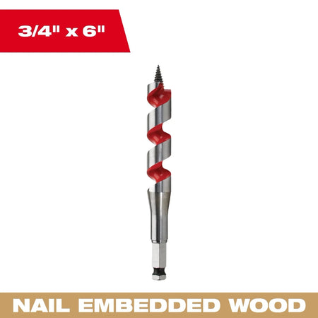 3/4" x 6" Ship Auger Bit - AAA Industrial Supply