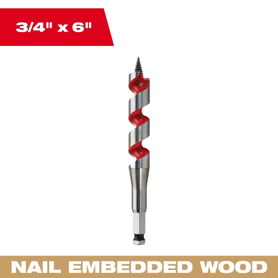 3/4" x 6" Ship Auger Bit - AAA Industrial Supply