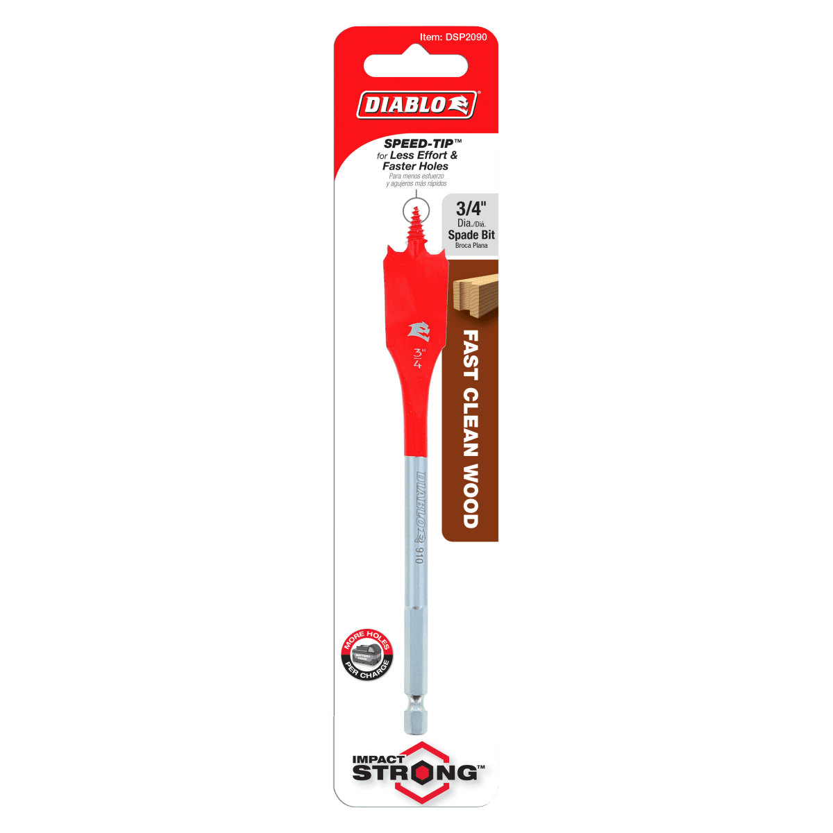 3/4" x 6" Spade Bit for Wood - AAA Industrial Supply