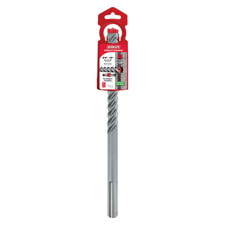3/4" x 8" x 13" Rebar Demon™ SDS - Max 4 - Cutter Full Carbide Head Hammer Drill Bit - AAA Industrial Supply