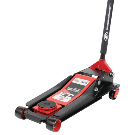 3.5-Ton Lighting Lift™ Heavy-Duty Floor Jack – 2-pc Handle - AAA Industrial Supply