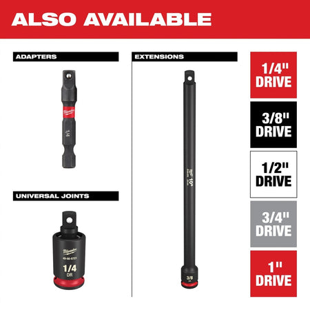 36PC SHOCKWAVE™ Impact Duty Socket 3/8” Drive Set with PACKOUT™ - AAA Industrial Supply
