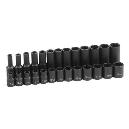 3/8" Dr. 26 pc. Std. & Deep Length Metric Master Set - AAA Industrial Supply