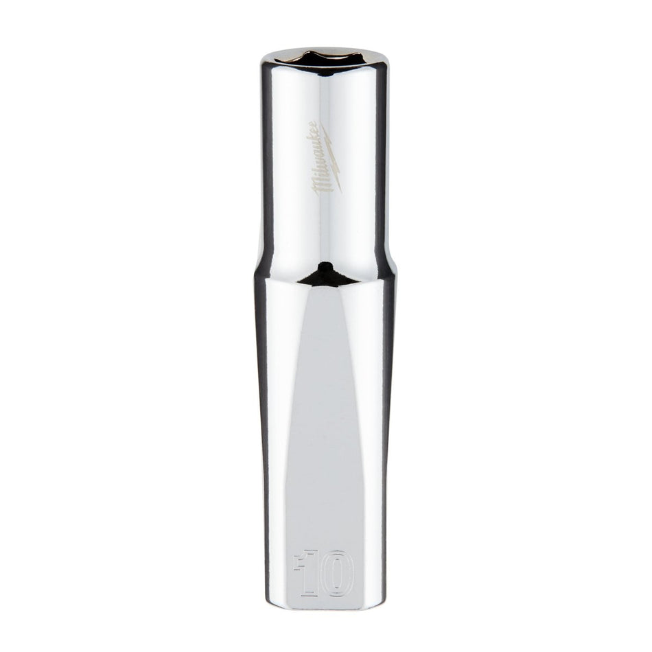 3/8" Drive 10mm Metric Deep Socket with FOUR FLAT™ Sides - AAA Industrial Supply