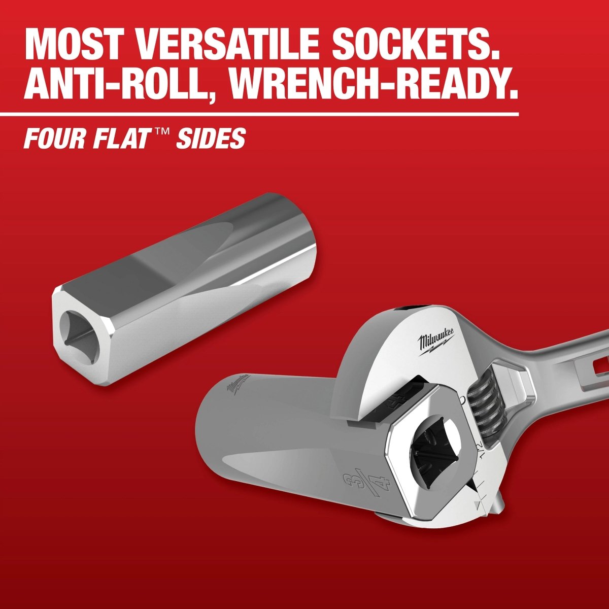3/8" Drive 10mm Metric Socket with FOUR FLAT™ Sides - AAA Industrial Supply