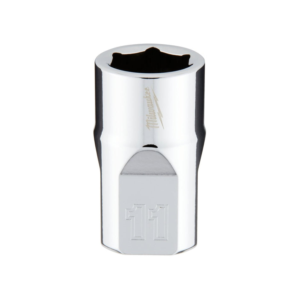 3/8" Drive 11mm Metric Socket with FOUR FLAT™ Sides - AAA Industrial Supply