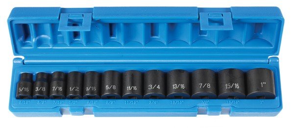 3/8" Drive 12 Pc. Standard Length Set - 12 Point - AAA Industrial Supply