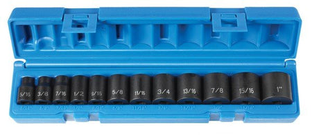 3/8" Drive 12 Pc. Standard Length Set - 12 Point - AAA Industrial Supply