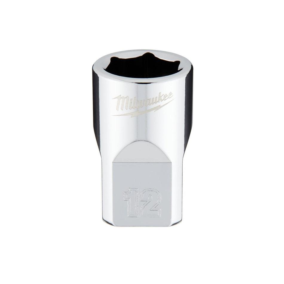 3/8" Drive 12mm Metric Socket with FOUR FLAT™ Sides - AAA Industrial Supply