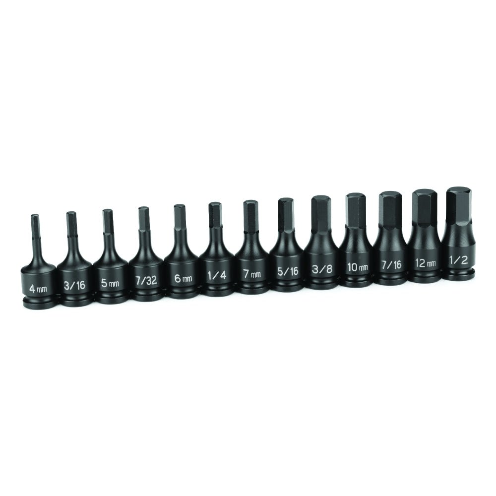 3/8" Drive 13 Pc. Combo Hex Driver SAE/Metric Set - AAA Industrial Supply