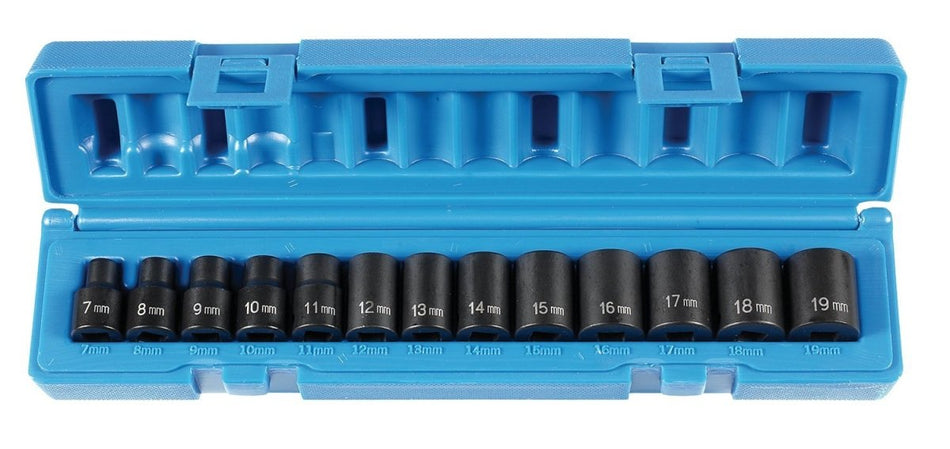 3/8" Drive 13 Piece Standard Metric Set - AAA Industrial Supply