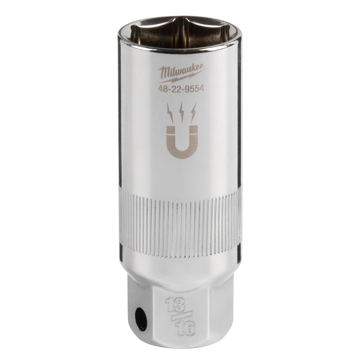 3/8" Drive 13/16" Magnetic Spark Plug Socket - AAA Industrial Supply