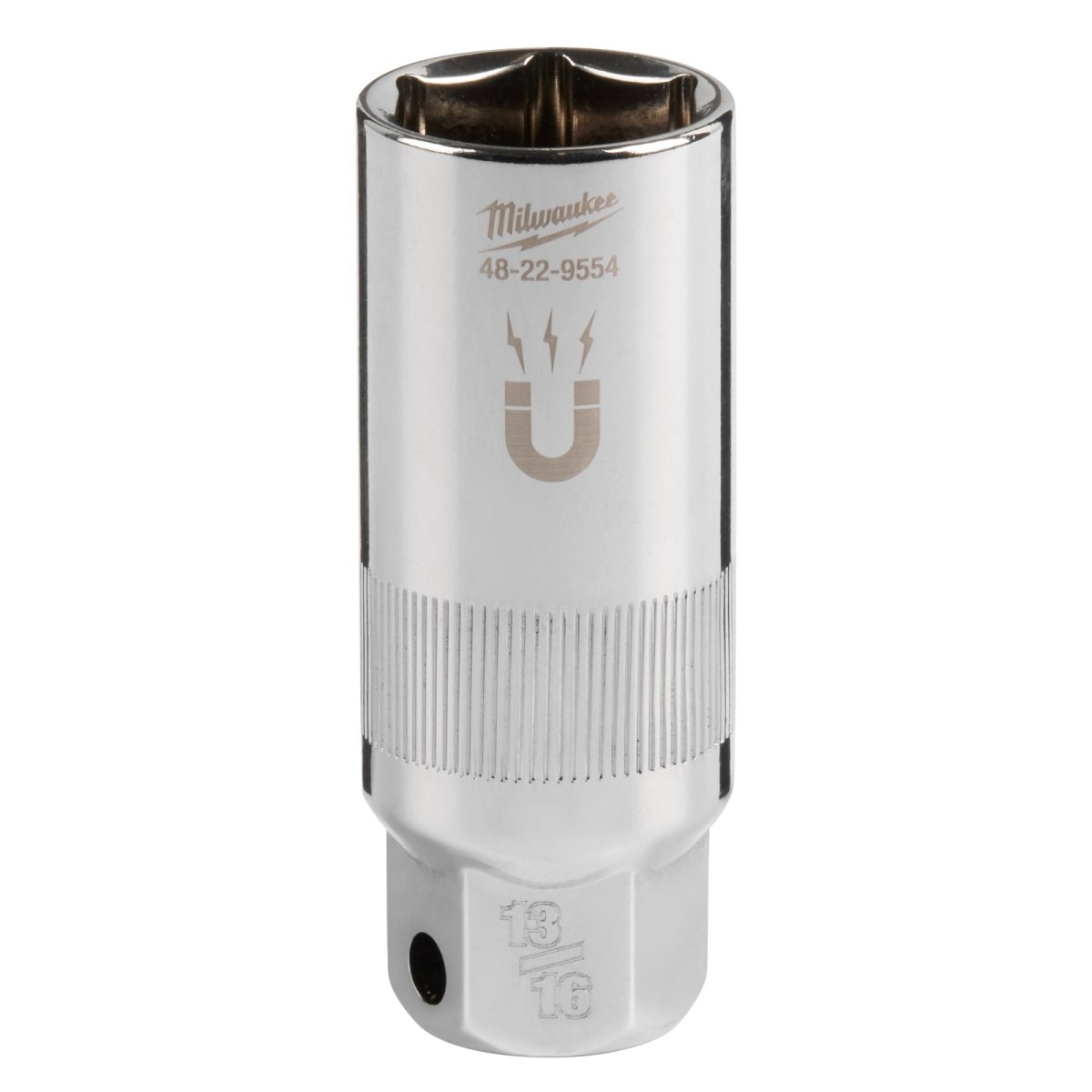 3/8" Drive 13/16" Magnetic Spark Plug Socket - AAA Industrial Supply