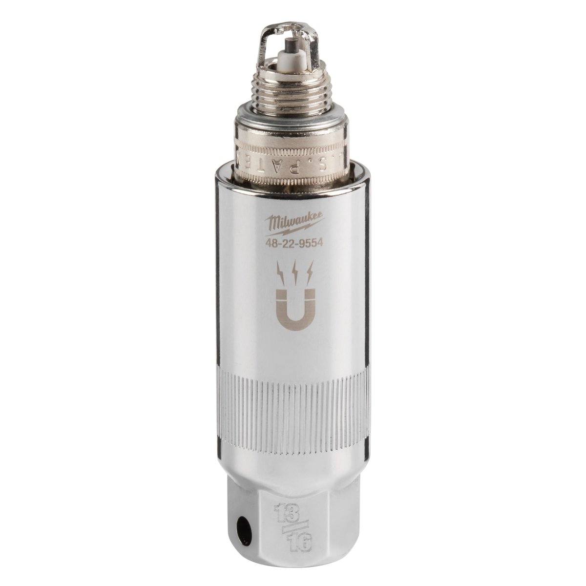 3/8" Drive 13/16" Magnetic Spark Plug Socket - AAA Industrial Supply