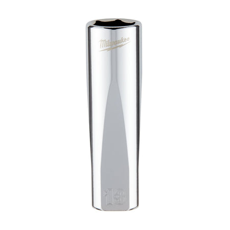 3/8" Drive 13mm Metric Deep Socket with FOUR FLAT™ Sides - AAA Industrial Supply