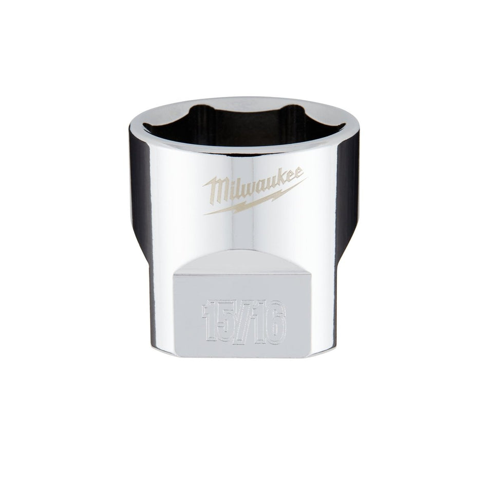 3/8" Drive 15/16" SAE Socket with FOUR FLAT™ Sides - AAA Industrial Supply