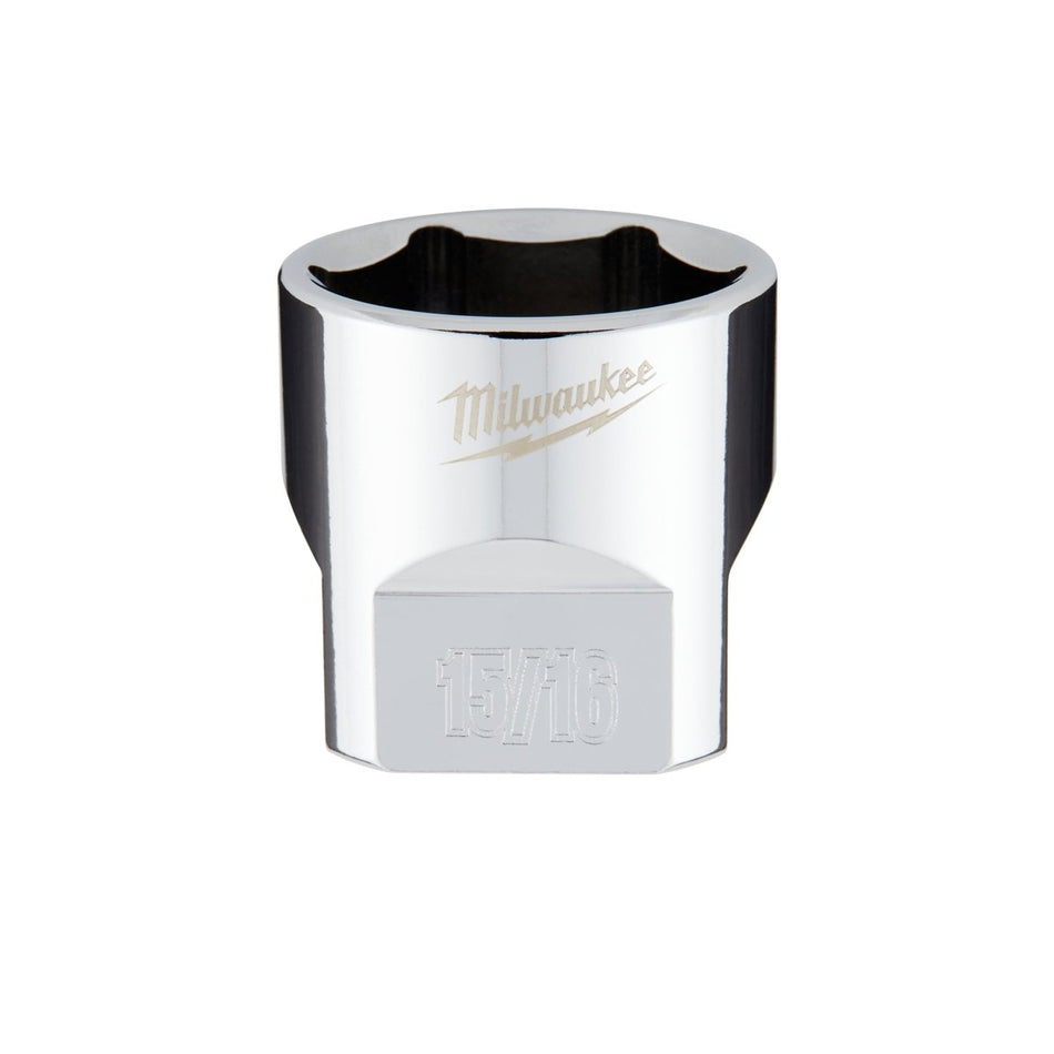 3/8" Drive 15/16" SAE Socket with FOUR FLAT™ Sides - AAA Industrial Supply