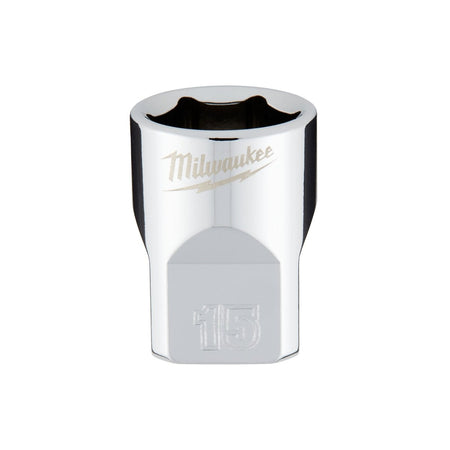 3/8" Drive 15mm Metric Socket with FOUR FLAT™ Sides - AAA Industrial Supply