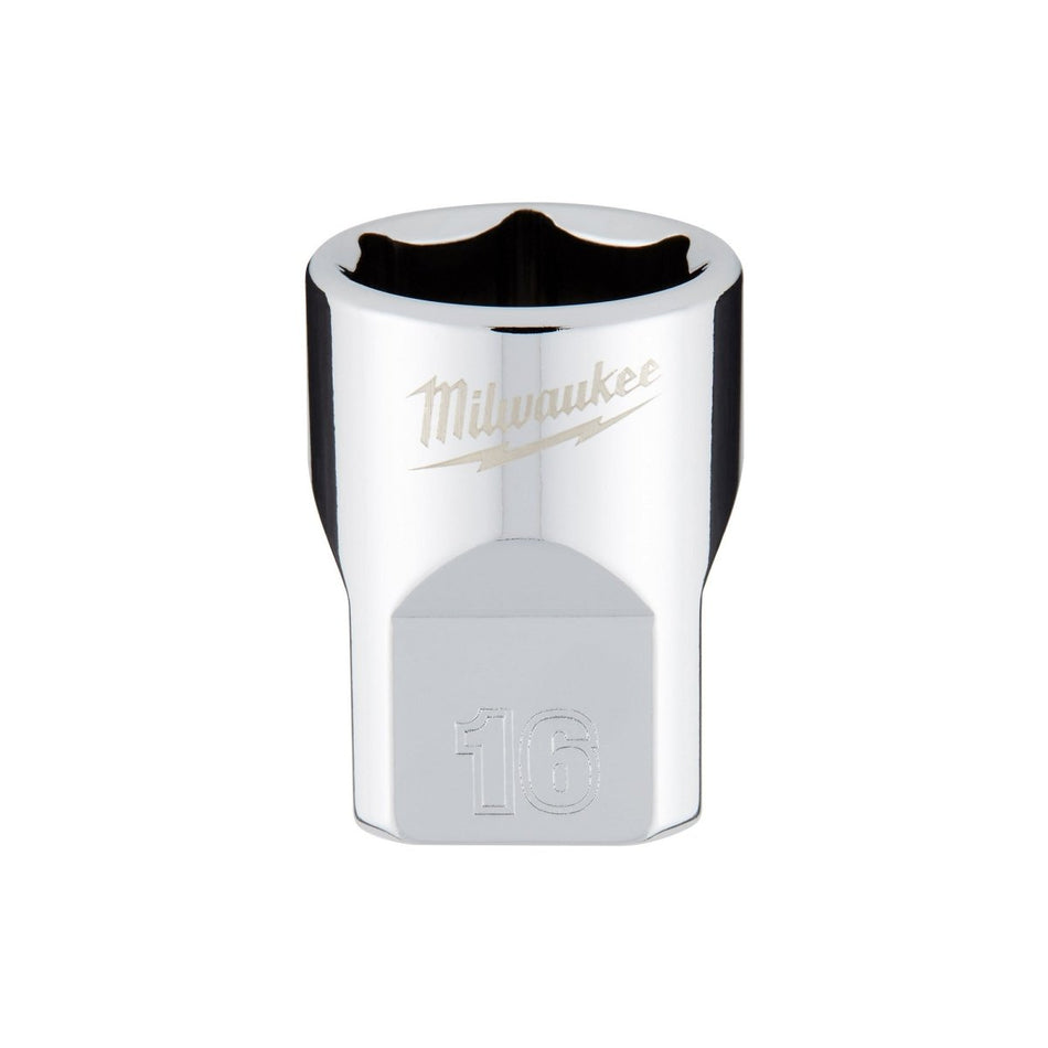 3/8" Drive 16mm Metric Socket with FOUR FLAT™ Sides - AAA Industrial Supply