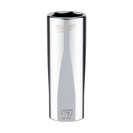 3/8" Drive 17mm Metric Deep Socket with FOUR FLAT™ Sides - AAA Industrial Supply
