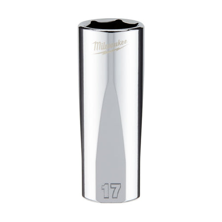 3/8" Drive 17mm Metric Deep Socket with FOUR FLAT™ Sides - AAA Industrial Supply