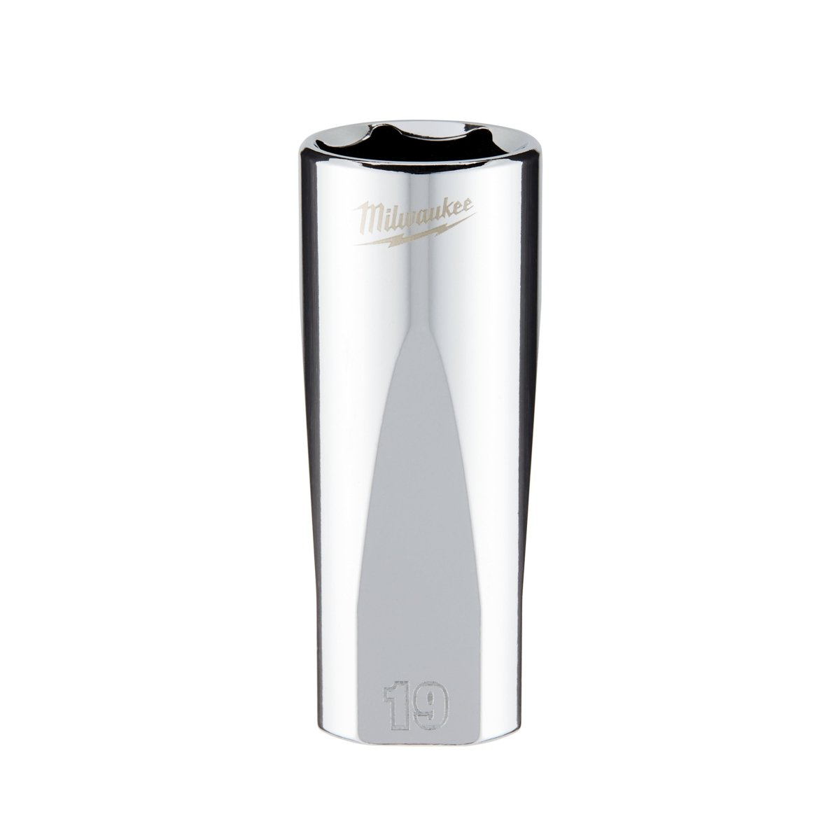 3/8" Drive 19mm Metric Deep Socket with FOUR FLAT™ Sides - AAA Industrial Supply
