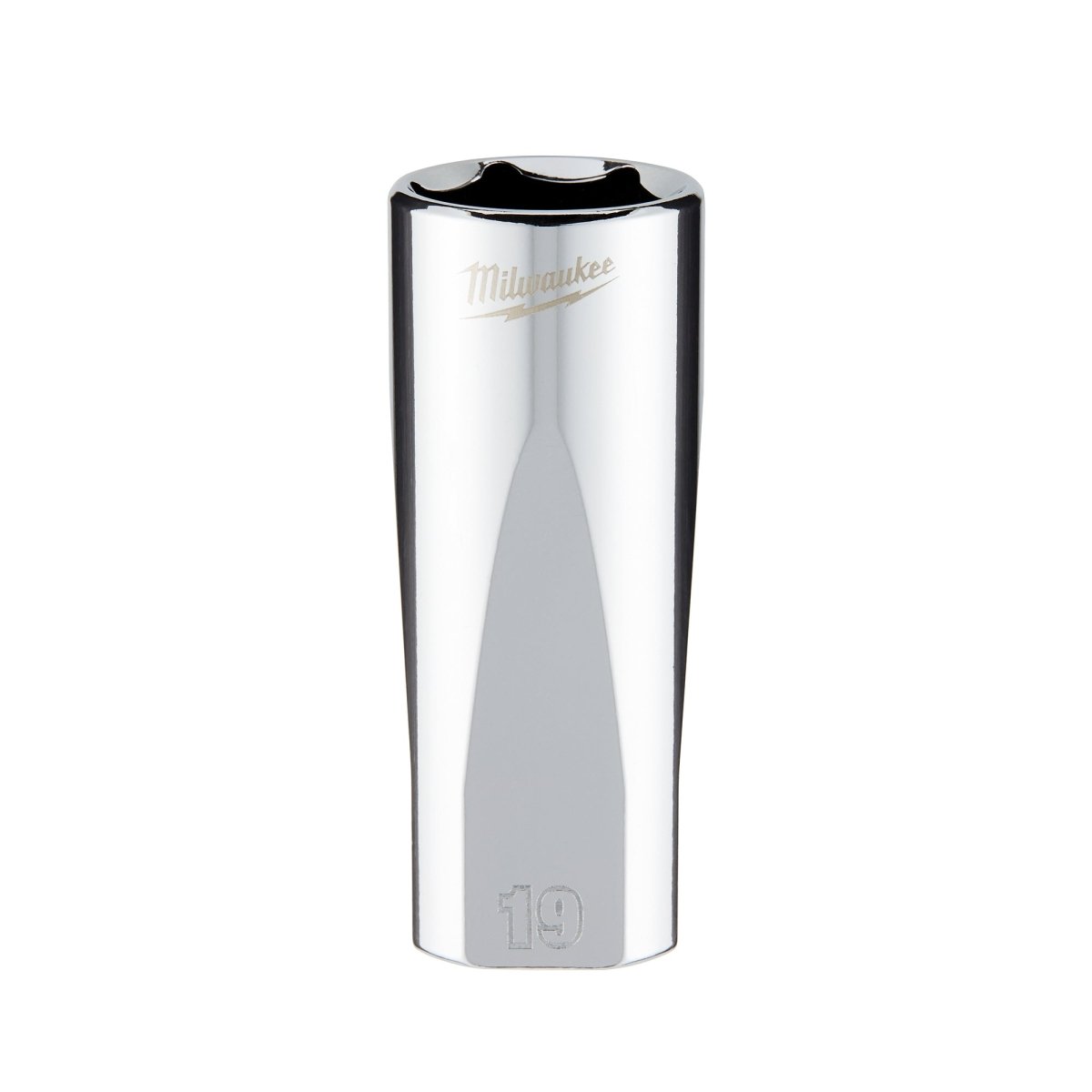 3/8" Drive 19mm Metric Deep Socket with FOUR FLAT™ Sides - AAA Industrial Supply