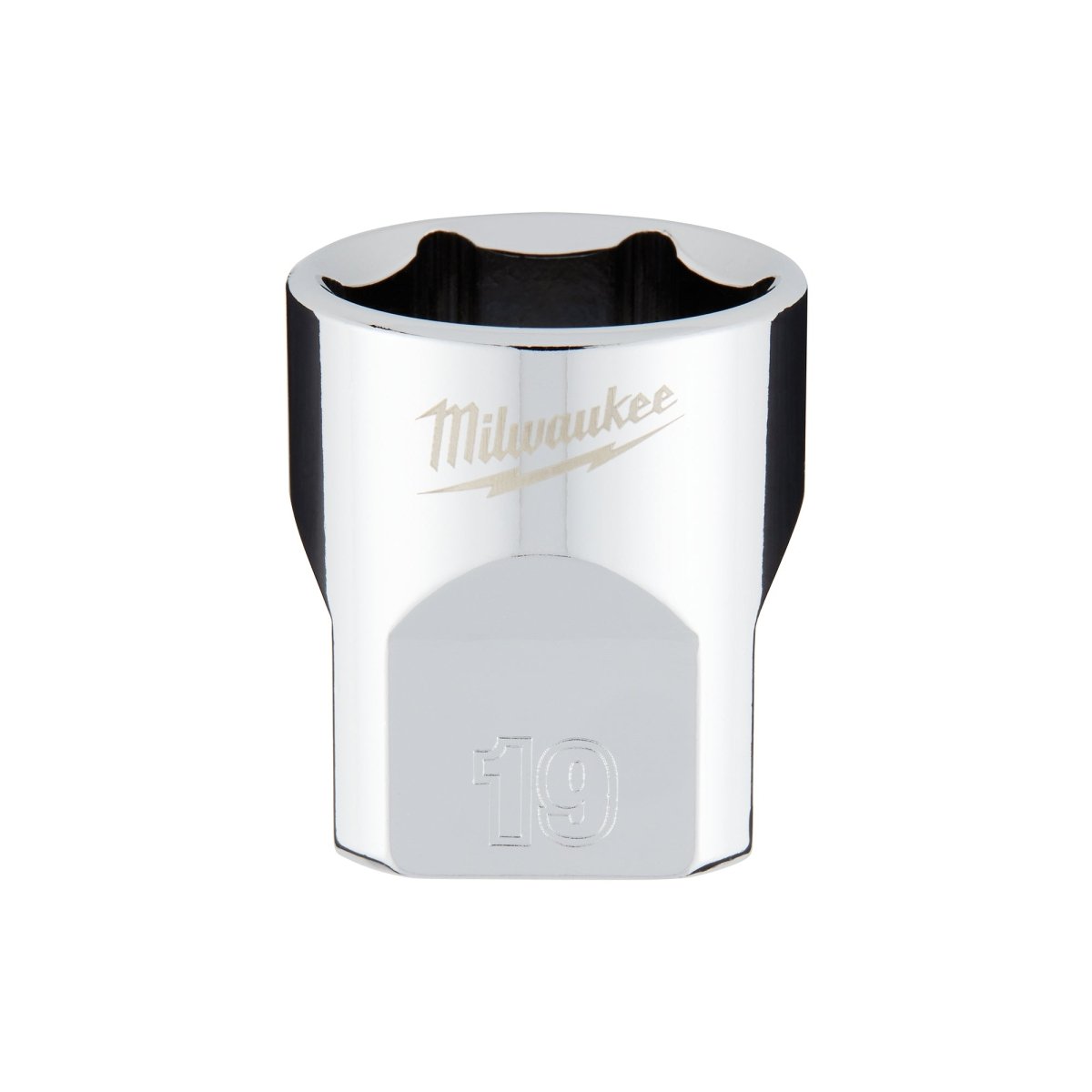 3/8" Drive 19mm Metric Socket with FOUR FLAT™ Sides - AAA Industrial Supply