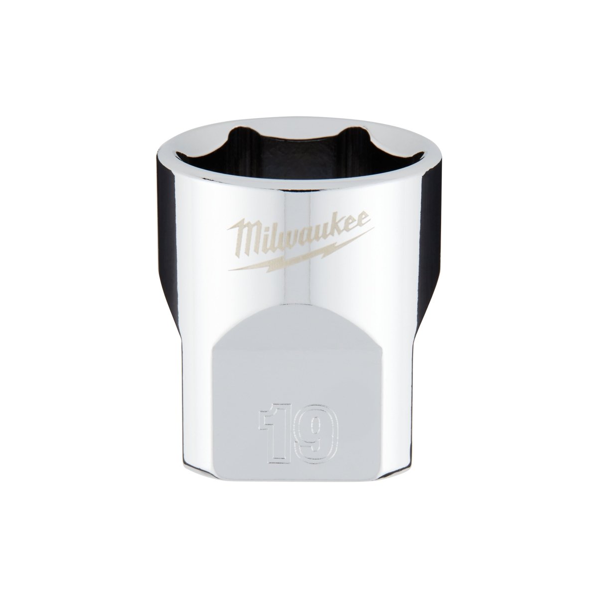 3/8" Drive 19mm Metric Socket with FOUR FLAT™ Sides - AAA Industrial Supply