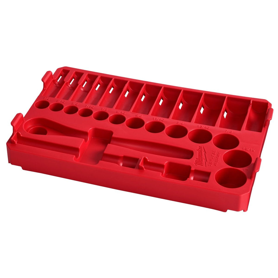 3/8” Drive 28pc Ratchet & Socket Set with PACKOUT™ Low - Profile Compact Organizer - SAE - AAA Industrial Supply