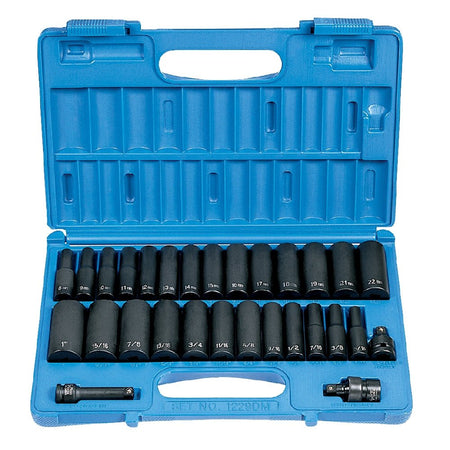 3/8" Drive 29 Piece Deep SAE/Metric Set - AAA Industrial Supply