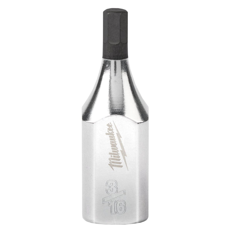3/8" Drive 3/16" Hex Bit Socket - AAA Industrial Supply