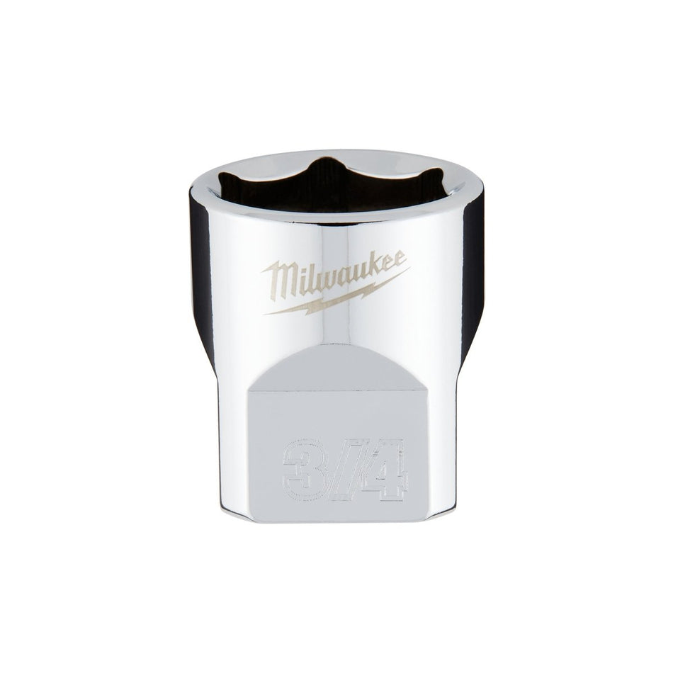 3/8" Drive 3/4" SAE Socket with FOUR FLAT™ Sides - AAA Industrial Supply