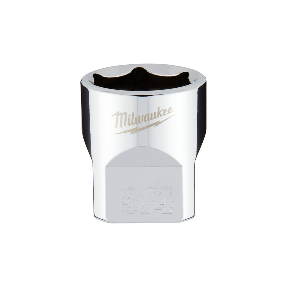 3/8" Drive 3/4" SAE Socket with FOUR FLAT™ Sides - AAA Industrial Supply