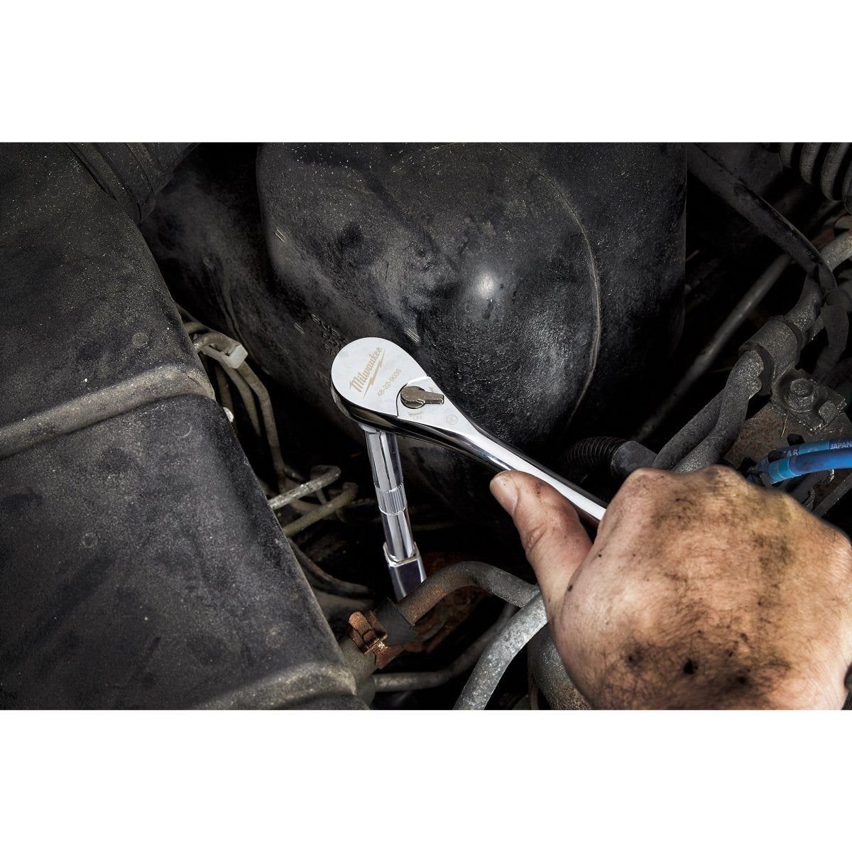 3/8" Drive 56pc Ratchet & Socket Set with FOUR FLAT™ SIDES - SAE & Metric - AAA Industrial Supply