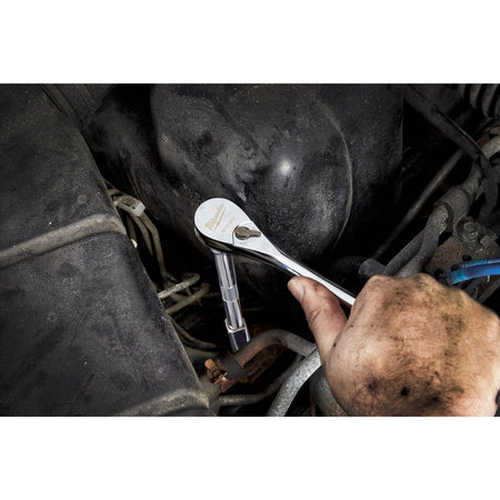 3/8" Drive 56pc Ratchet & Socket Set with FOUR FLAT™ SIDES - SAE & Metric - AAA Industrial Supply