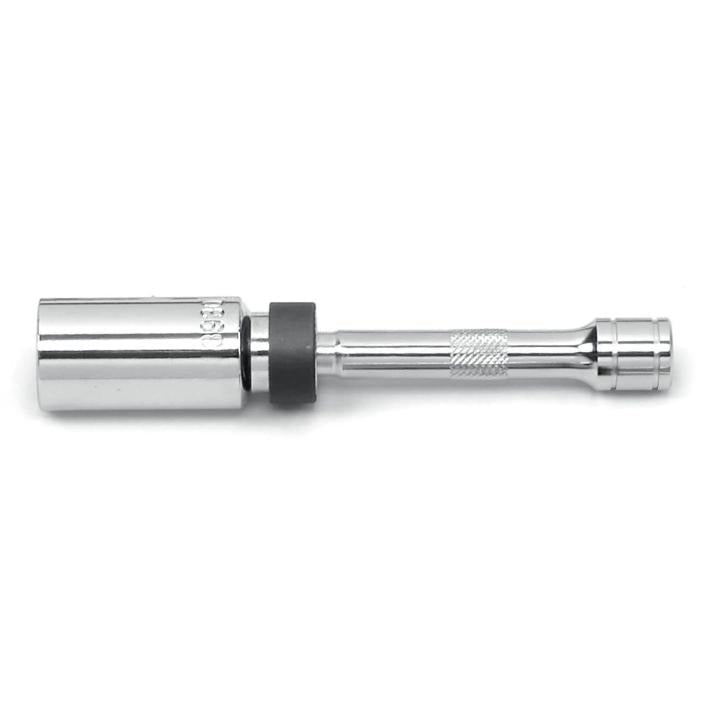 3/8" Drive 6 Point 11" Magnetic Swivel Spark Plug Socket 5/8" - AAA Industrial Supply