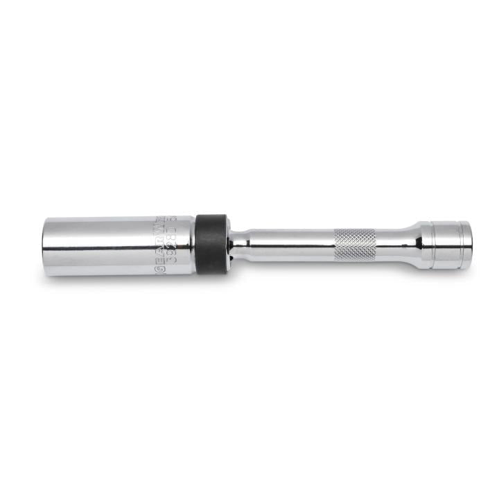 3/8" Drive 6 Point 6" Magnetic Swivel Spark Plug Socket 5/8" - AAA Industrial Supply