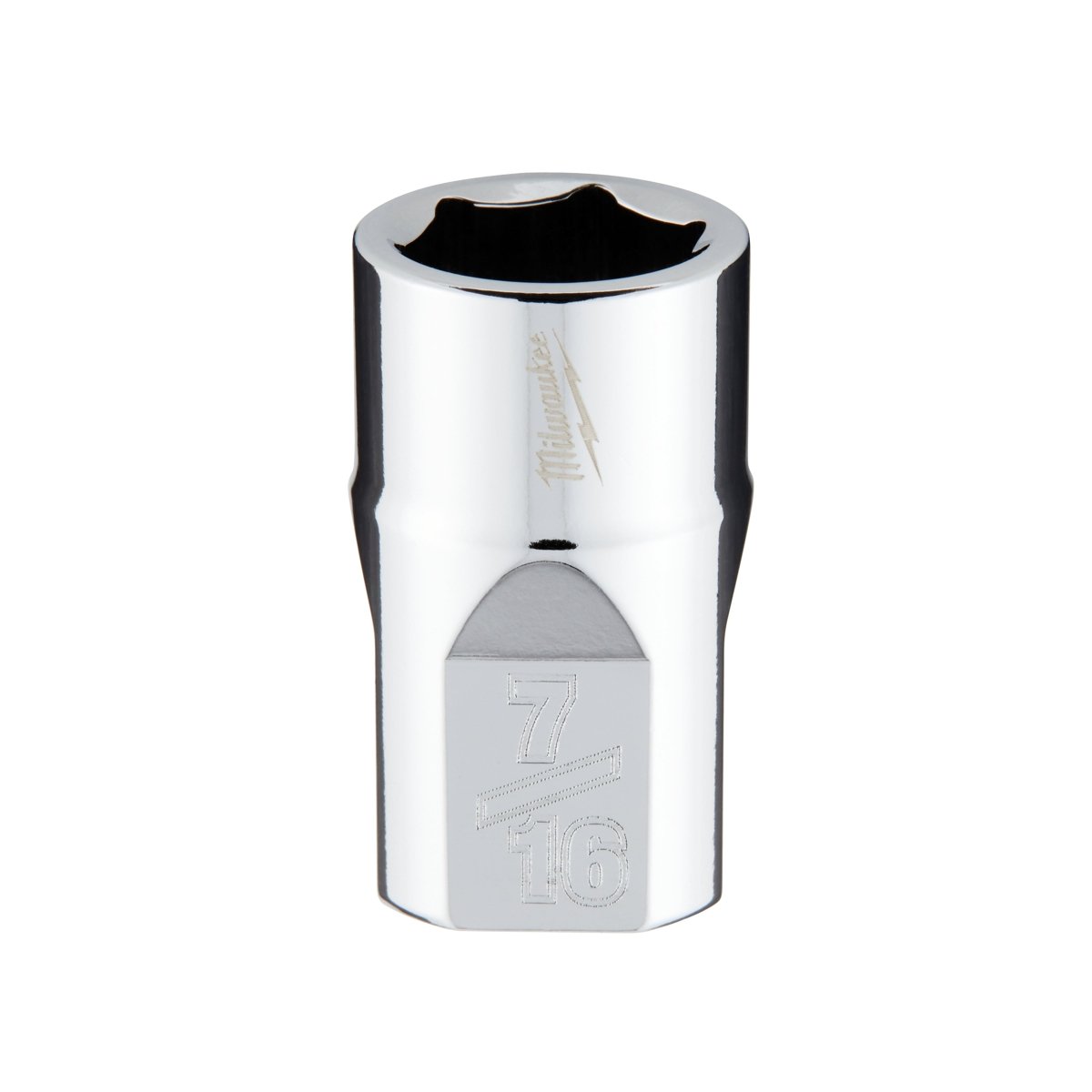 3/8" Drive 7/16" SAE Socket with FOUR FLAT™ Sides - AAA Industrial Supply