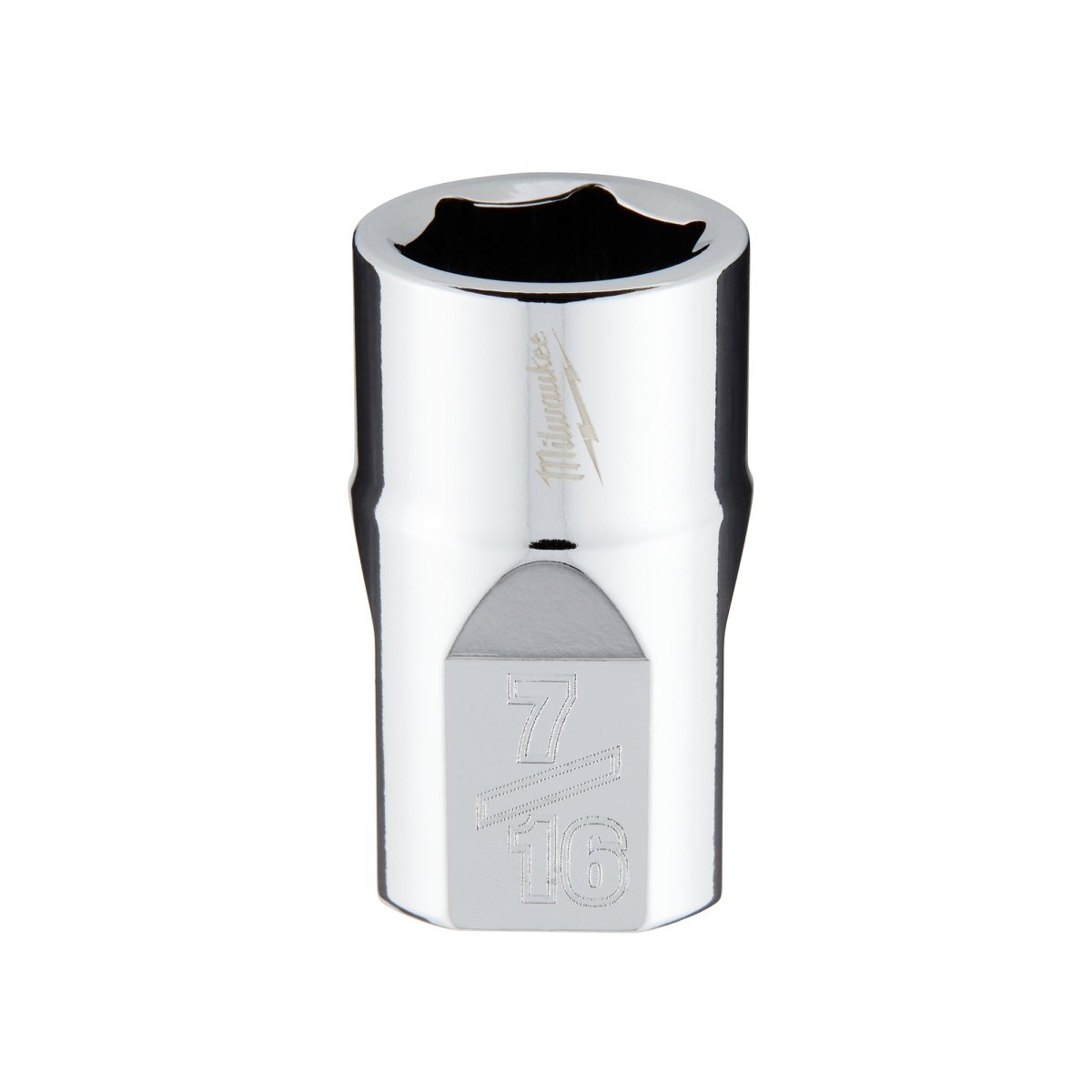 3/8" Drive 7/16" SAE Socket with FOUR FLAT™ Sides - AAA Industrial Supply