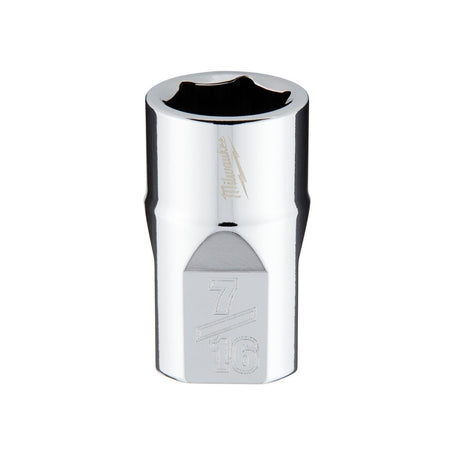 3/8" Drive 7/16" SAE Socket with FOUR FLAT™ Sides - AAA Industrial Supply