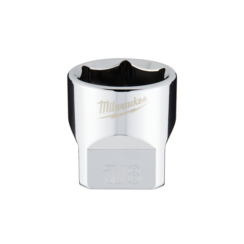 3/8" Drive 7/8" SAE Socket with FOUR FLAT™ Sides - AAA Industrial Supply